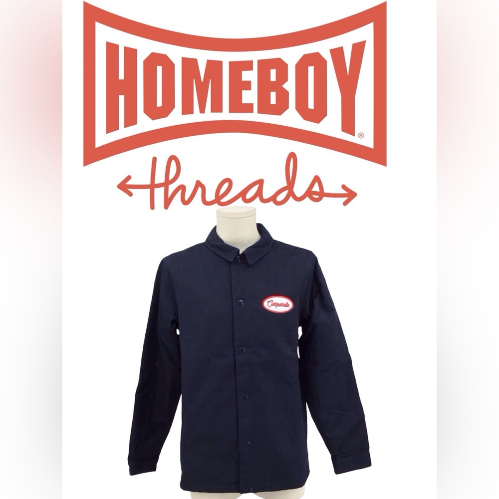 Navy Blue Quilted Corporate Jacket
